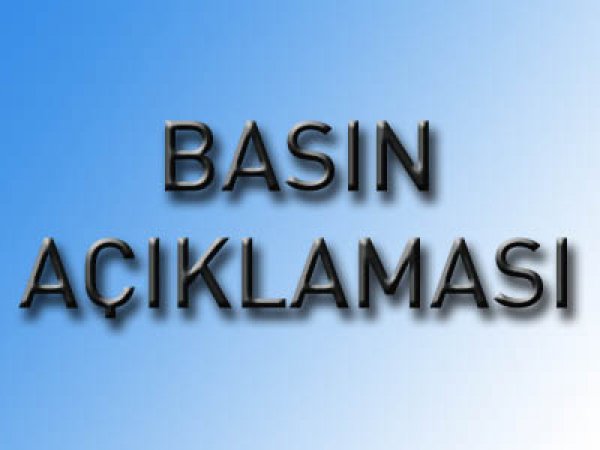 Genel Başkanımız Lokman AYLAR'dan BASIN AÇIKLAMASI 