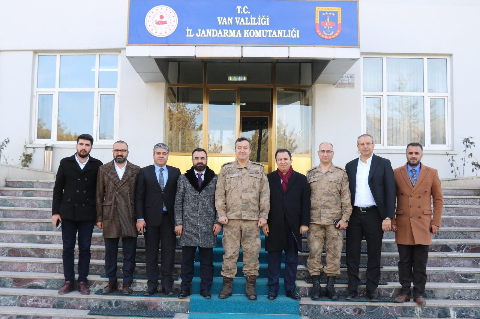 Van Jandarma Komutanımız Tuğgeneral Yavuz Özfidan'a İade-i Ziyarette Bulunduk