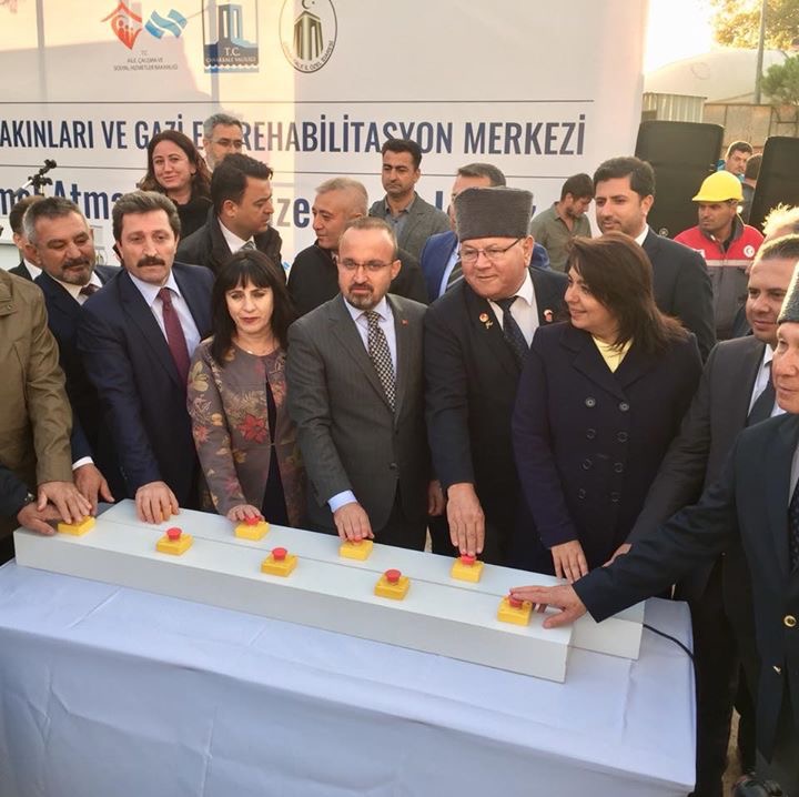 Şehit ve Gazi Rehabilitasyon Merkezimizin Temel Atma Töreni