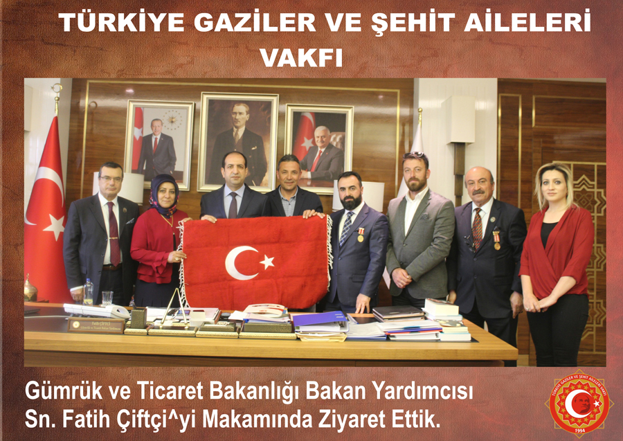 Gümrük ve Ticaret Bakanlığı Bakan Yardımcısı Sn. Fatih Çiftçi'ye Ziyaret